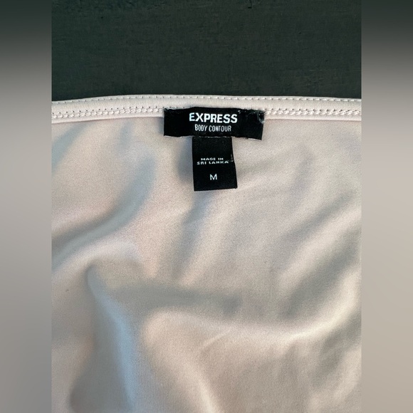 Express Floral Print Puff Sleeve Top and Cropped Bodycon Set - Picture 14 of 16